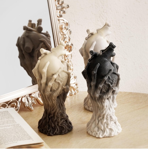 Heart Mold Organ Mold Claw Candle Mold Skull Heart Mold Tree Man Resin Casting M - Picture 7 of 7